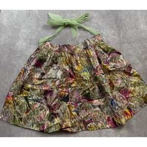 VTG 1960's Marjon Of California Hostess Apron Made In USA Fancy Gold Glam Fun‎
